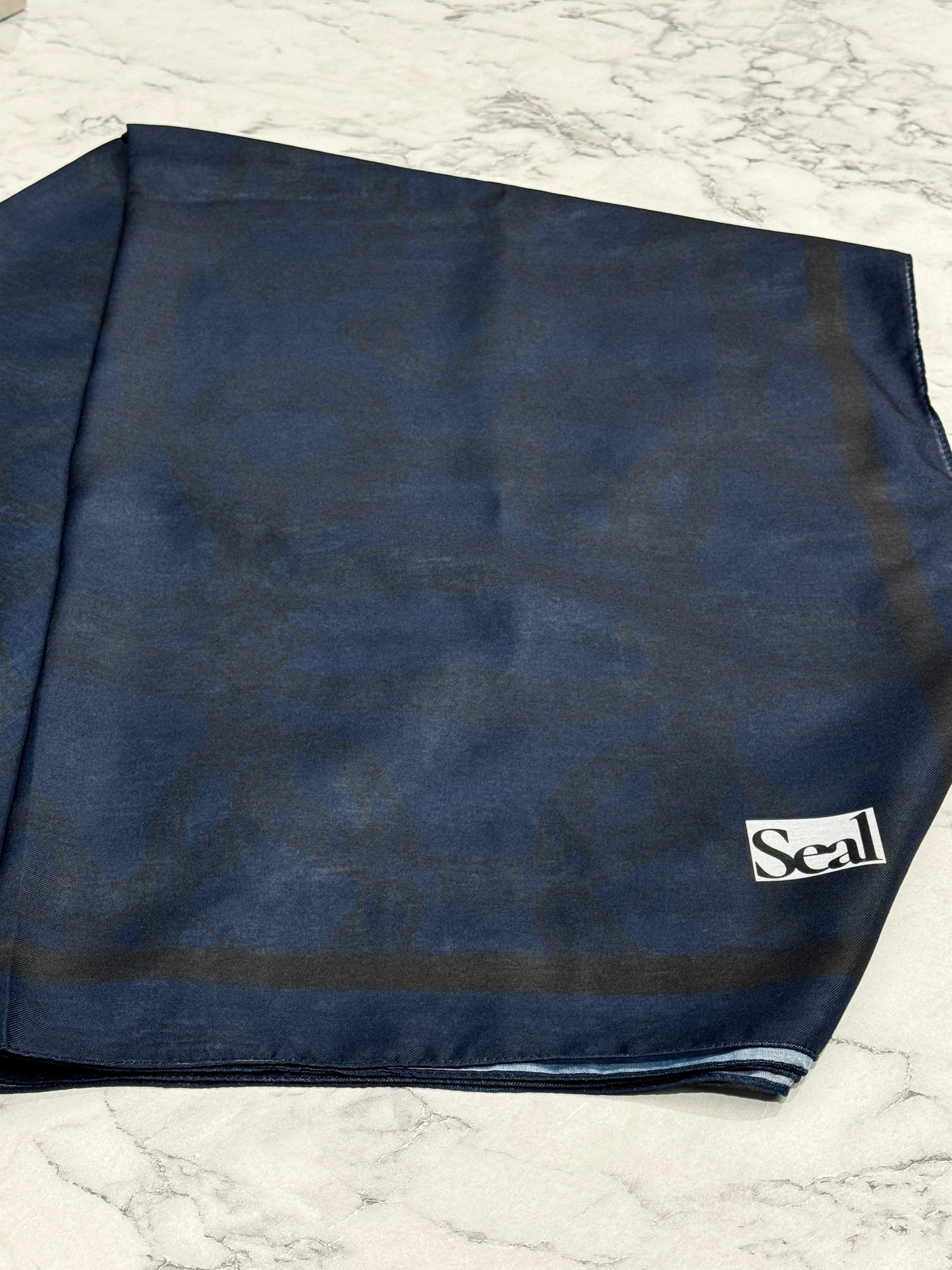 ZINCIR Soft Vual Schal Marineblau