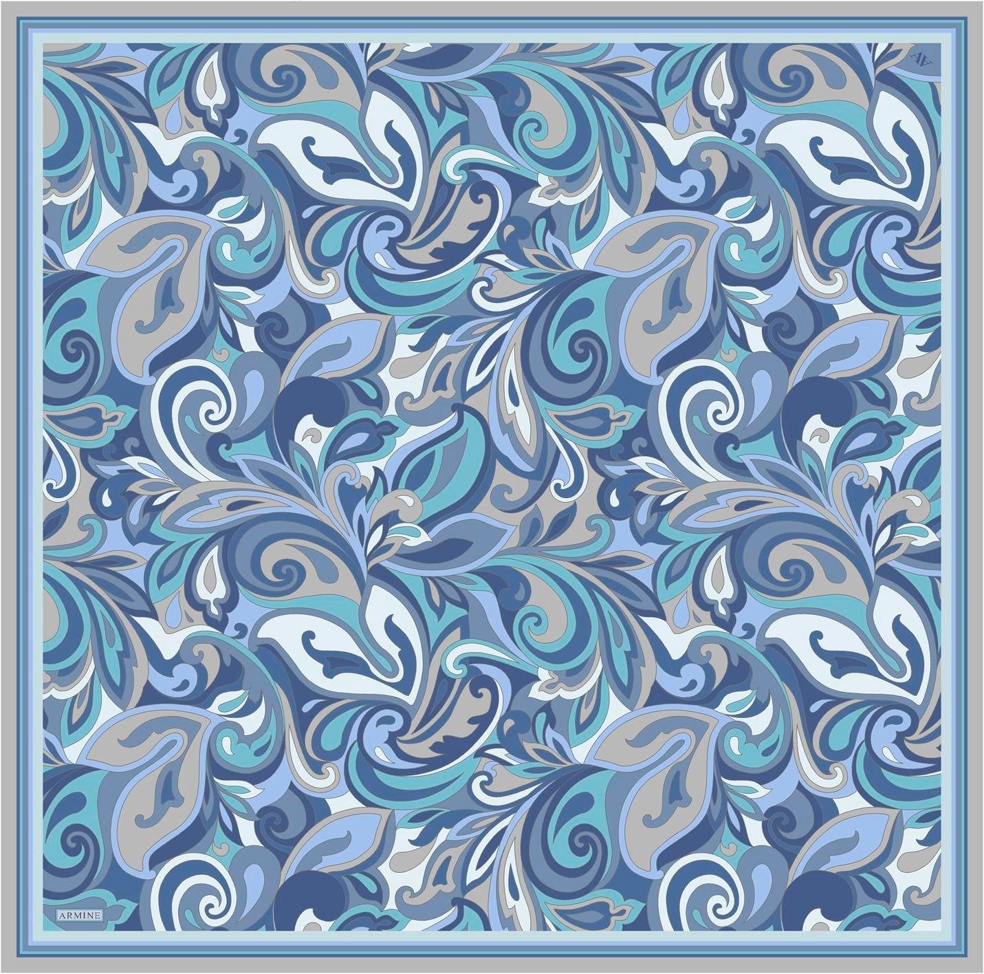 Armine 100% Seide/Ipek Kopftuch No.13