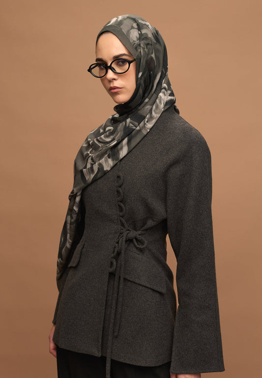 FreshScarfs Rami Hijab Summer Rose Gümüs