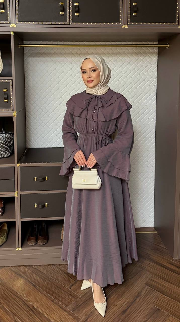 Ahel Amira Kleid 8003 Mürdüm