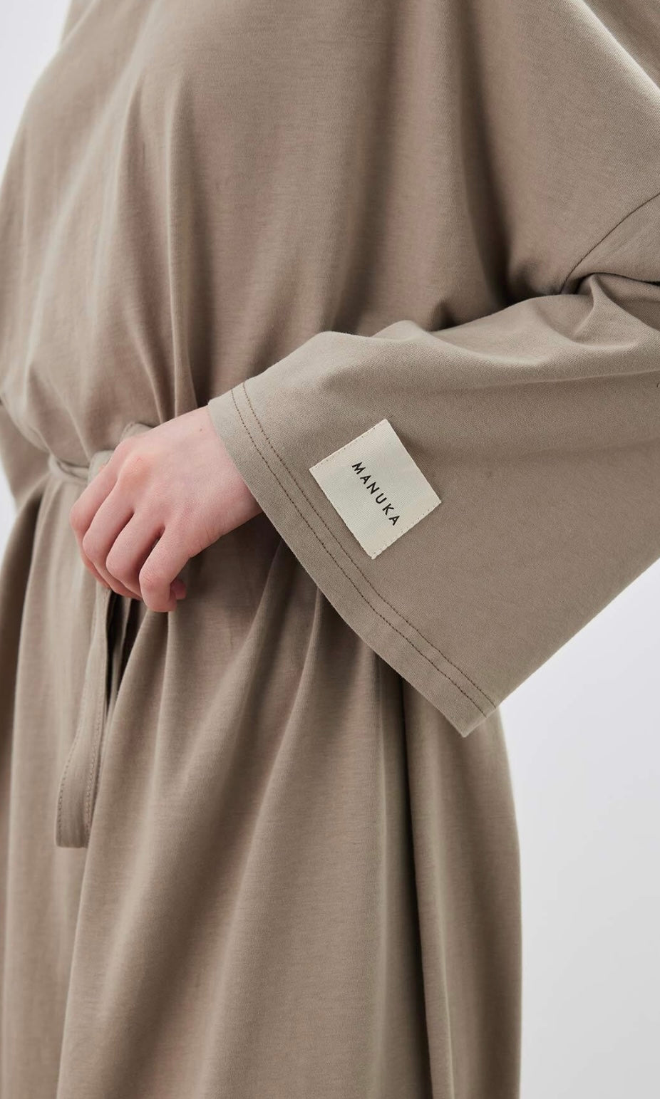 Manuka langes Basic Oversize Kleid