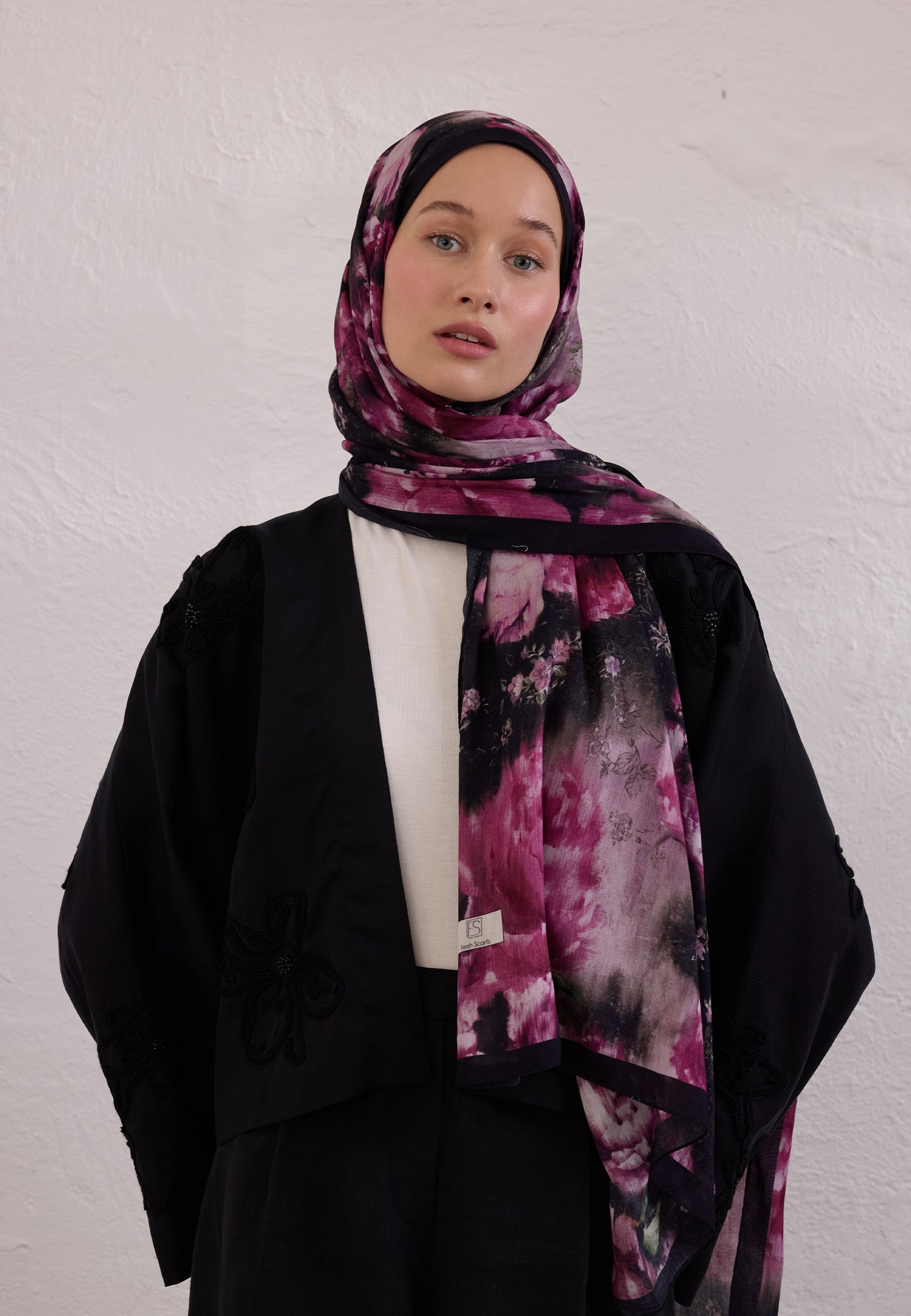 FreshScarfs Rami Hijab Vintage Rose Mürdüm
