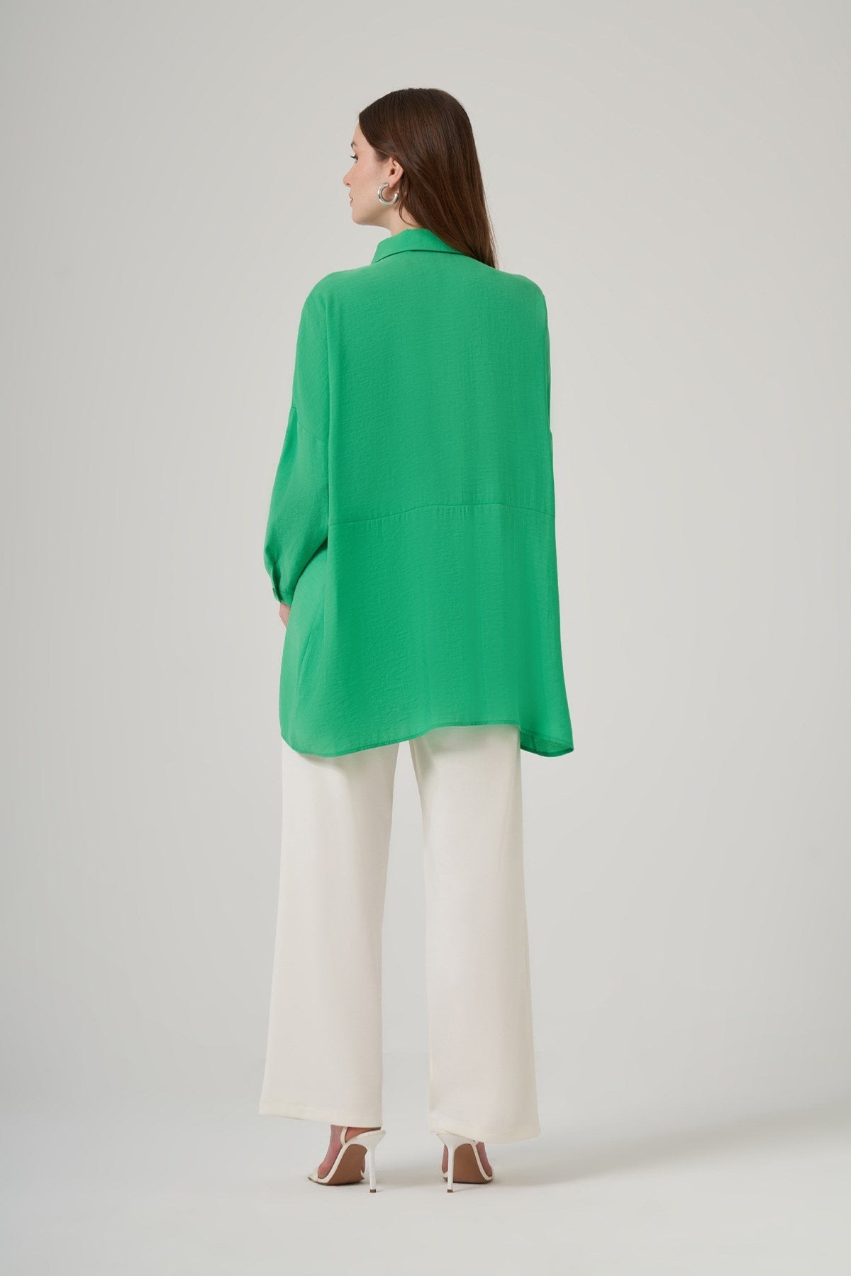Nuss Oversize Gömlek Tunika Benetton