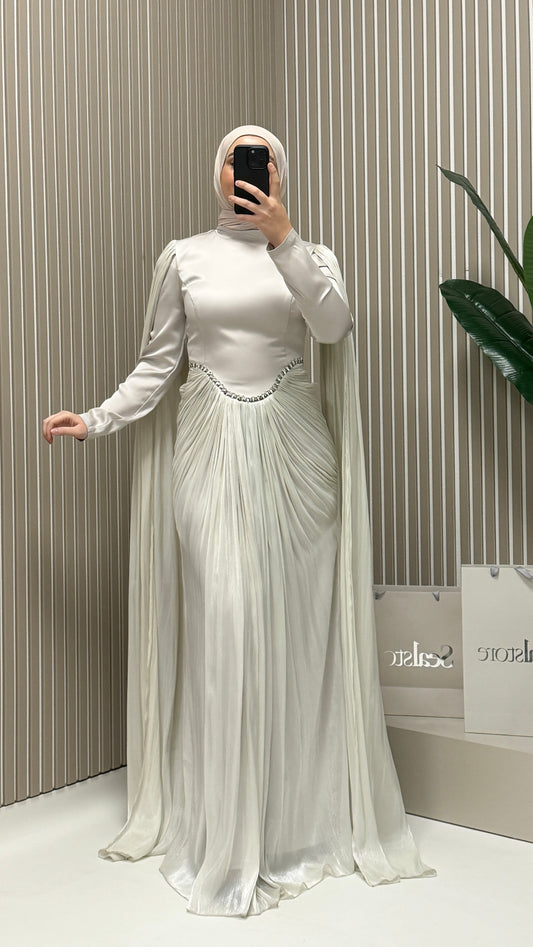 Abendkleid Janjan 5418 Beige