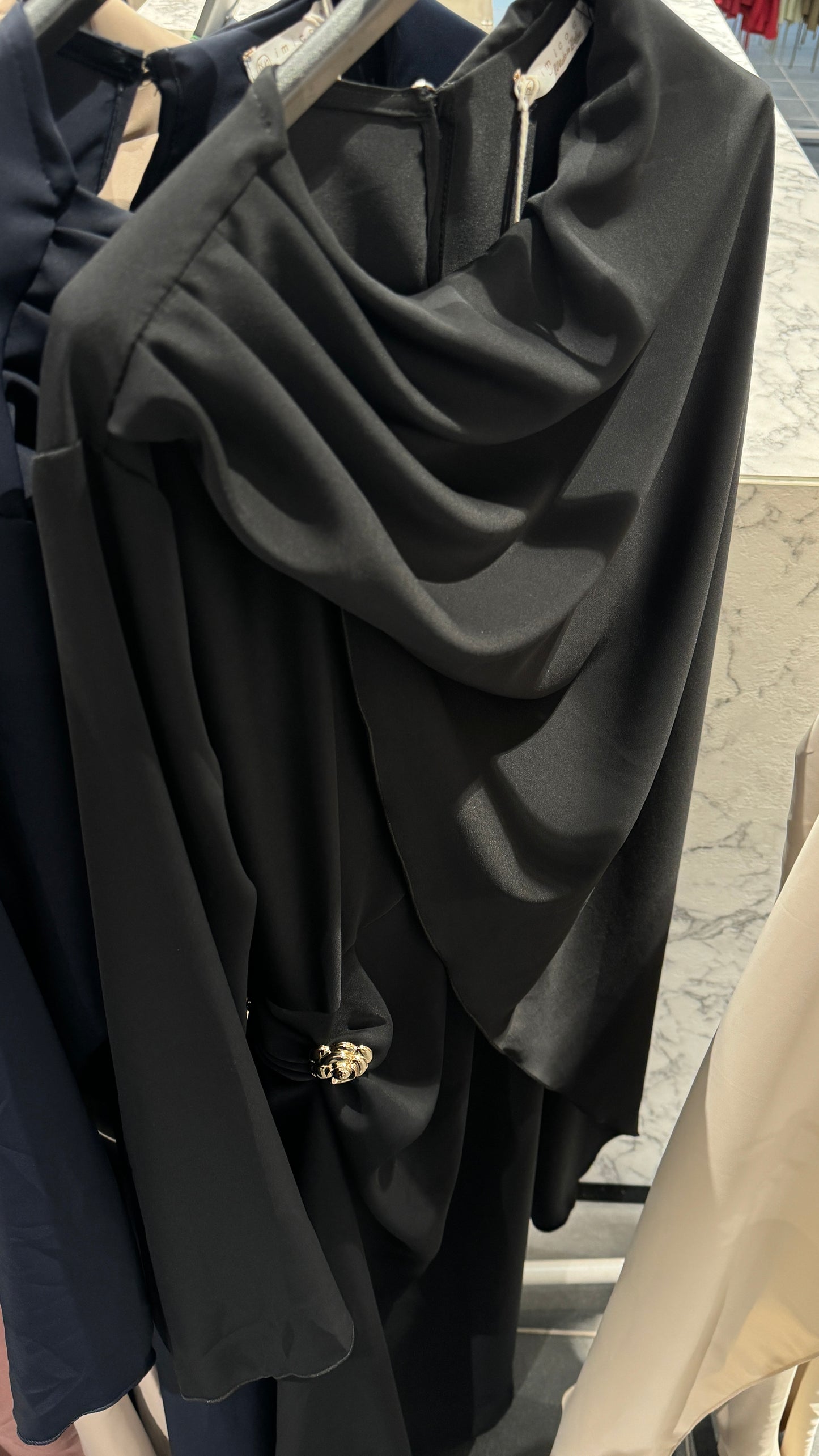 Fairy Kleid mit Schnürdetail Schwarz