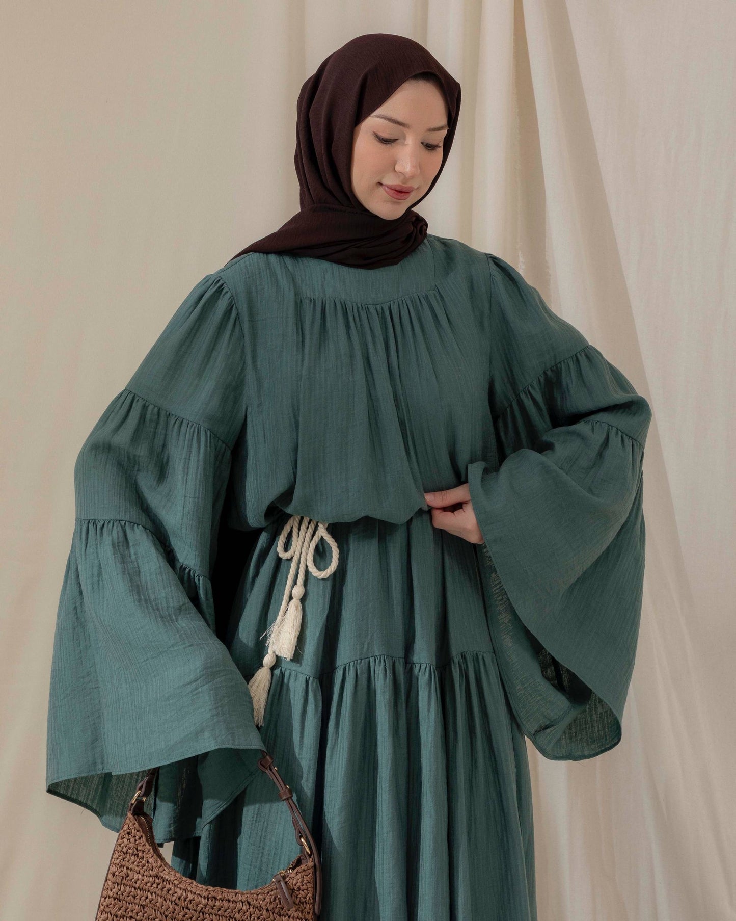 MeriStore 6628 Kleid Petrol