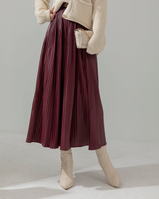 MeriStore Rock aus Kunstleder Bordeaux