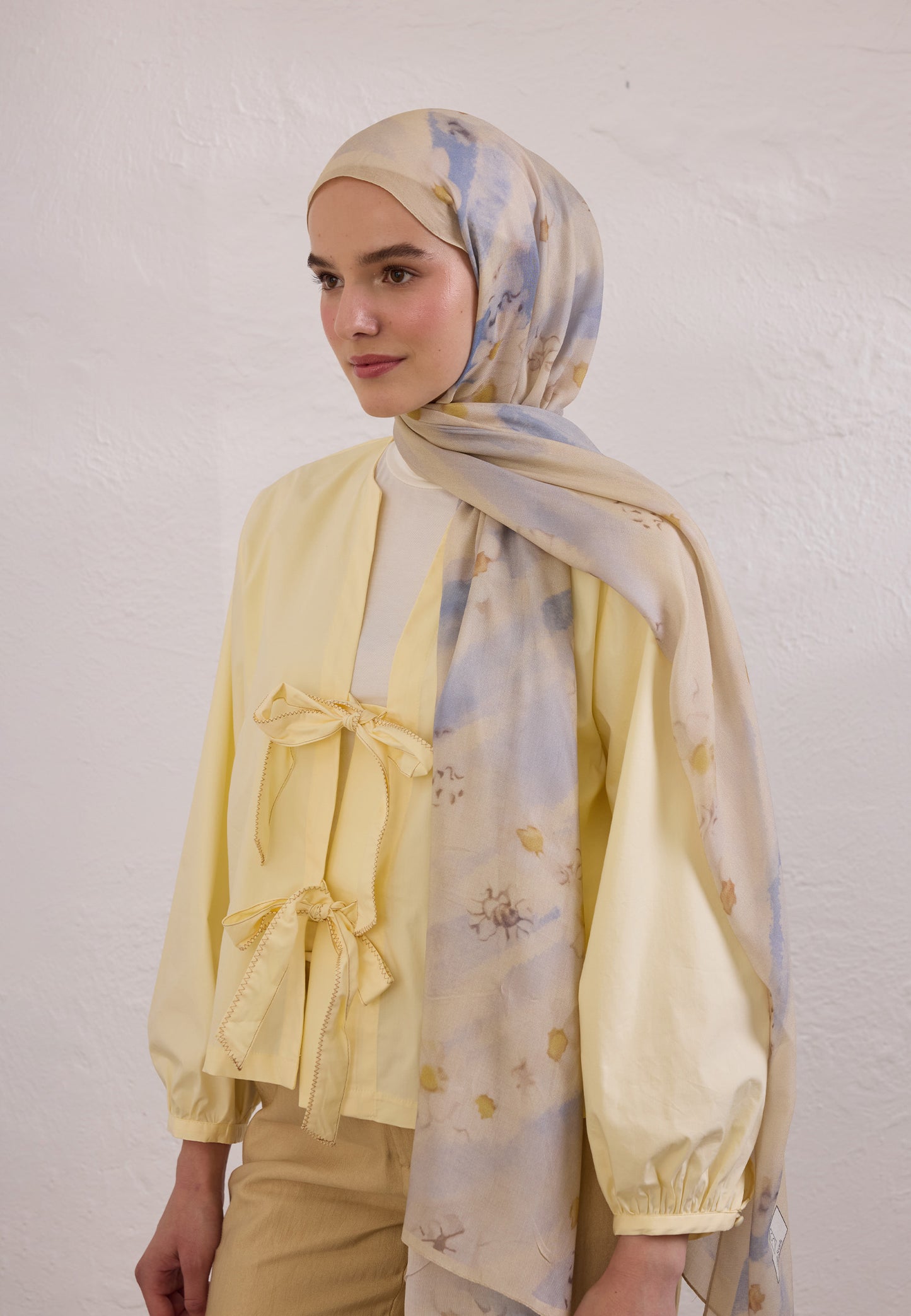 FreshScarfs Rami Hijab Soft Daisy Bej