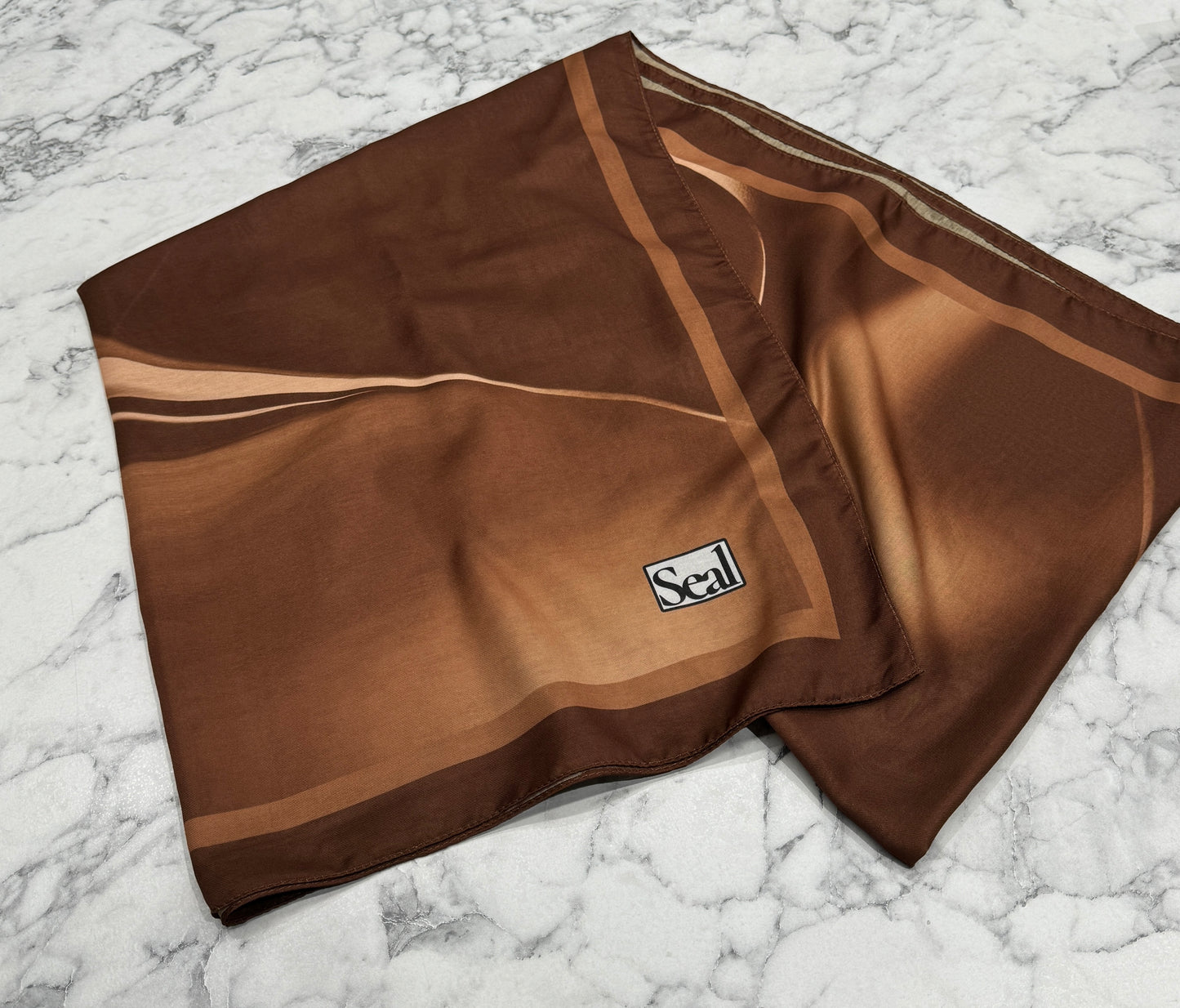 GÖLGE Soft Vual Schal Braun