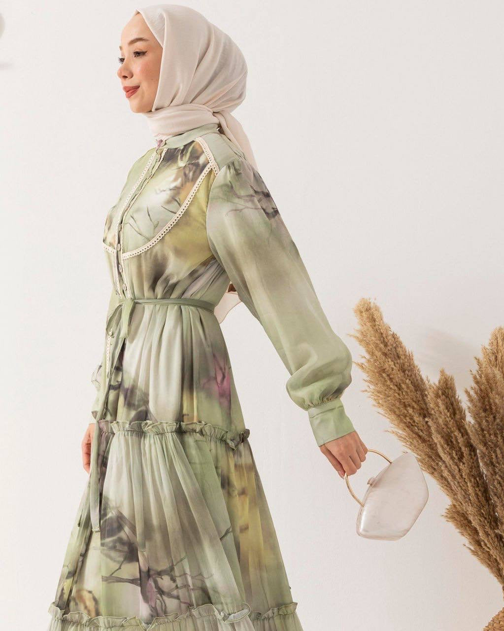 MeriStore Kleid 6439 Grün