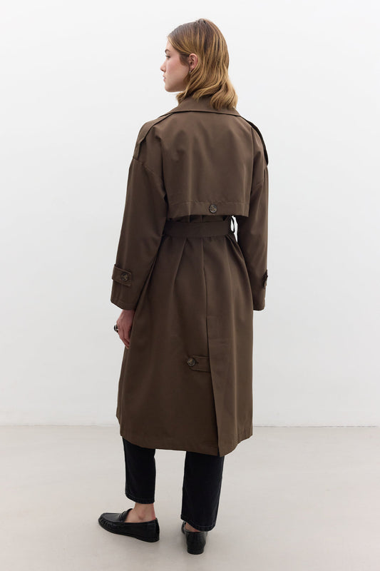 Manuka Trenchcoat Braun