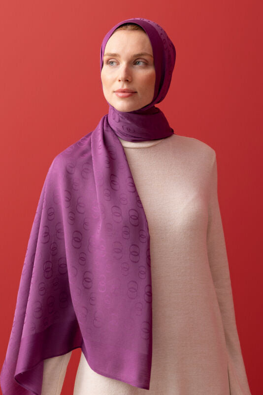 IMANNOOR Zincir Desen Jakar Schal