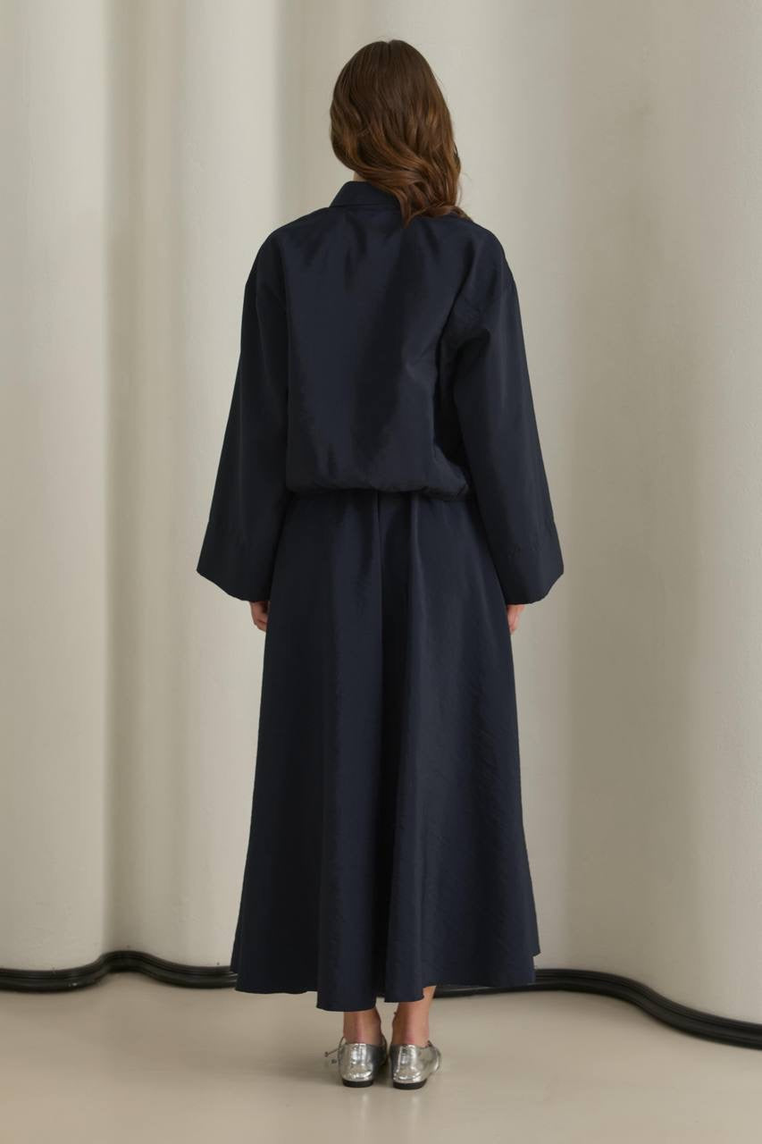 MOILA Core Set 2-teiler mit Rock Dunkelblau