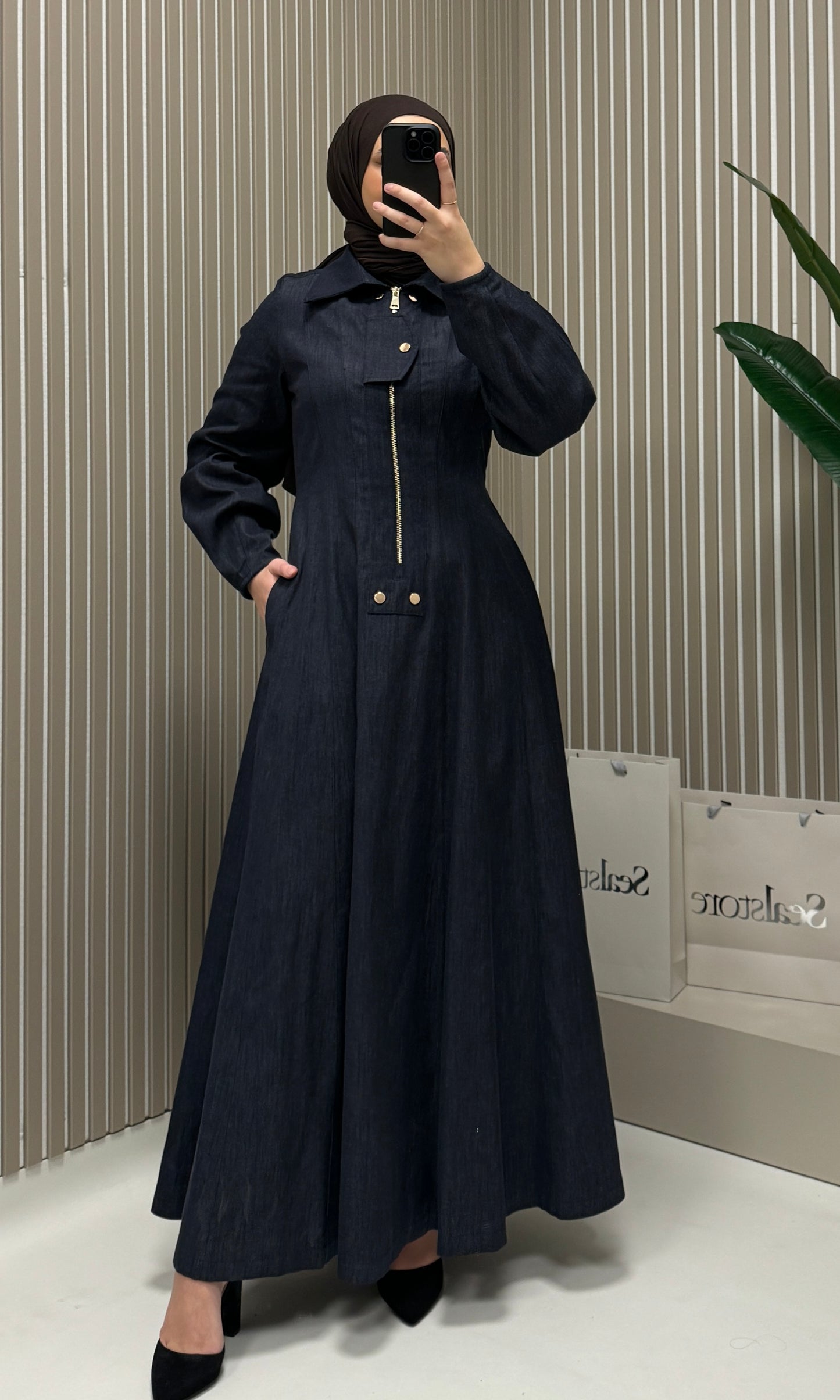 MOILA Forever Denimkleid Denimblau 608