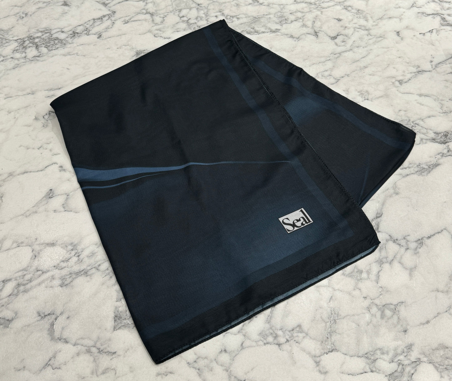 GÖLGE Soft Vual Schal Marineblau