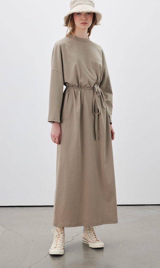 Manuka langes Basic Oversize Kleid