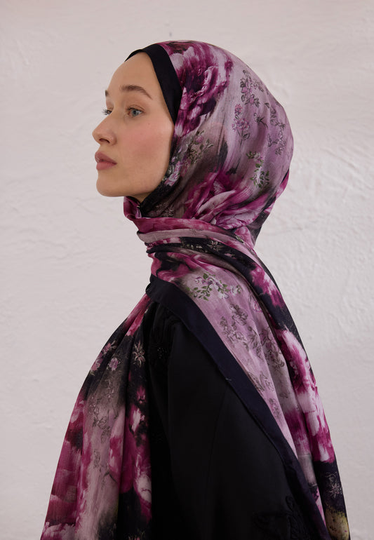 FreshScarfs Rami Hijab Vintage Rose Mürdüm