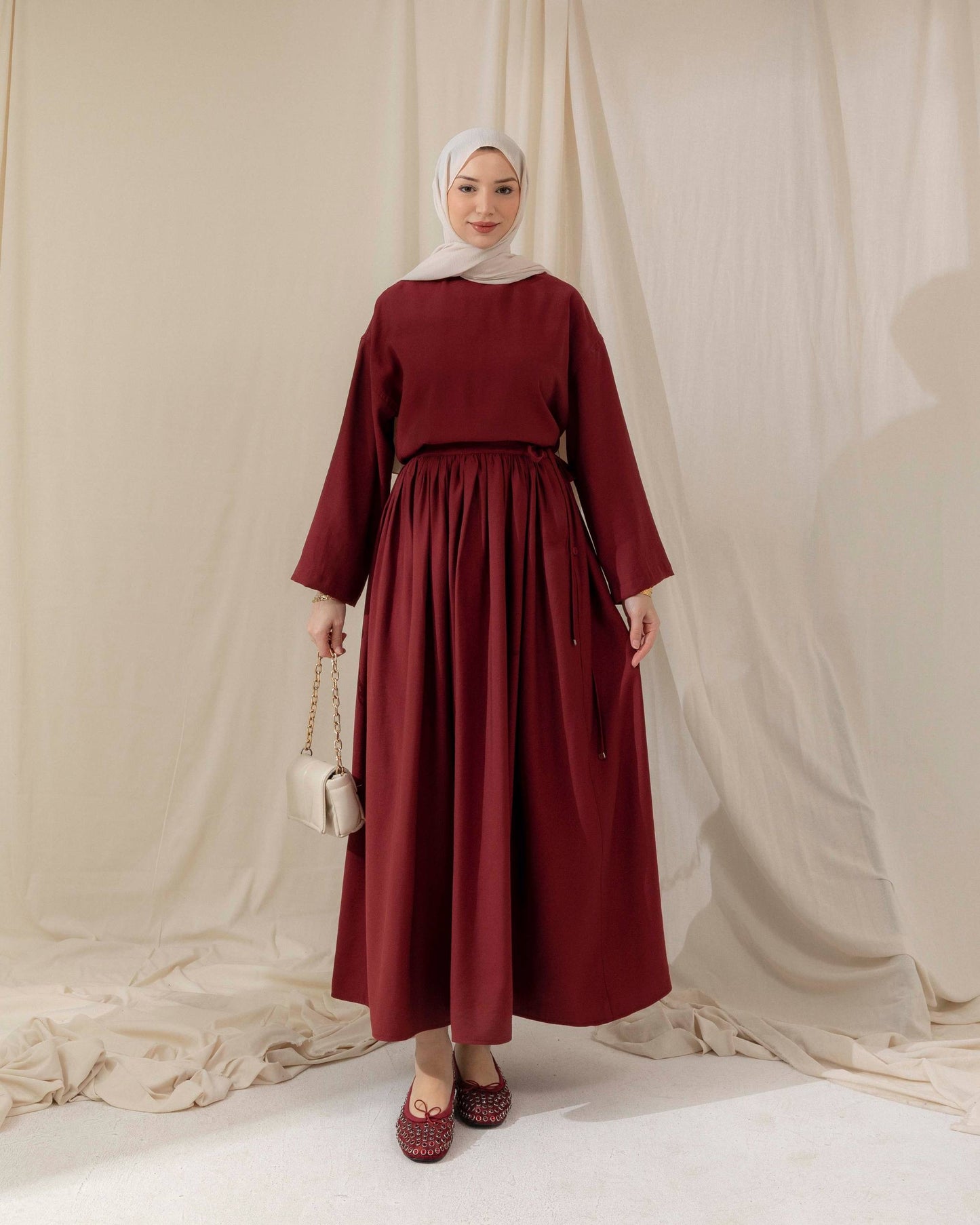 MeriStore 2-teiler mit Rock 6620 Ziegelrot