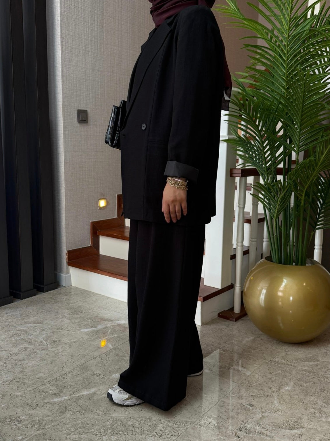 Monela Blazer 2-teiler Leinen