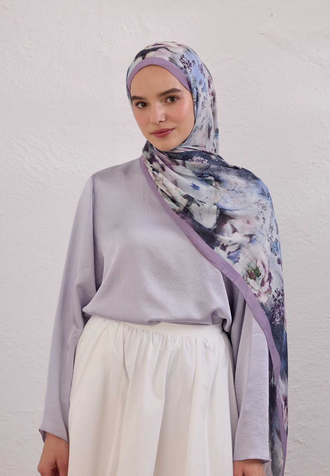 FreshScarfs Rami Hijab Vintage Rose Lavanta