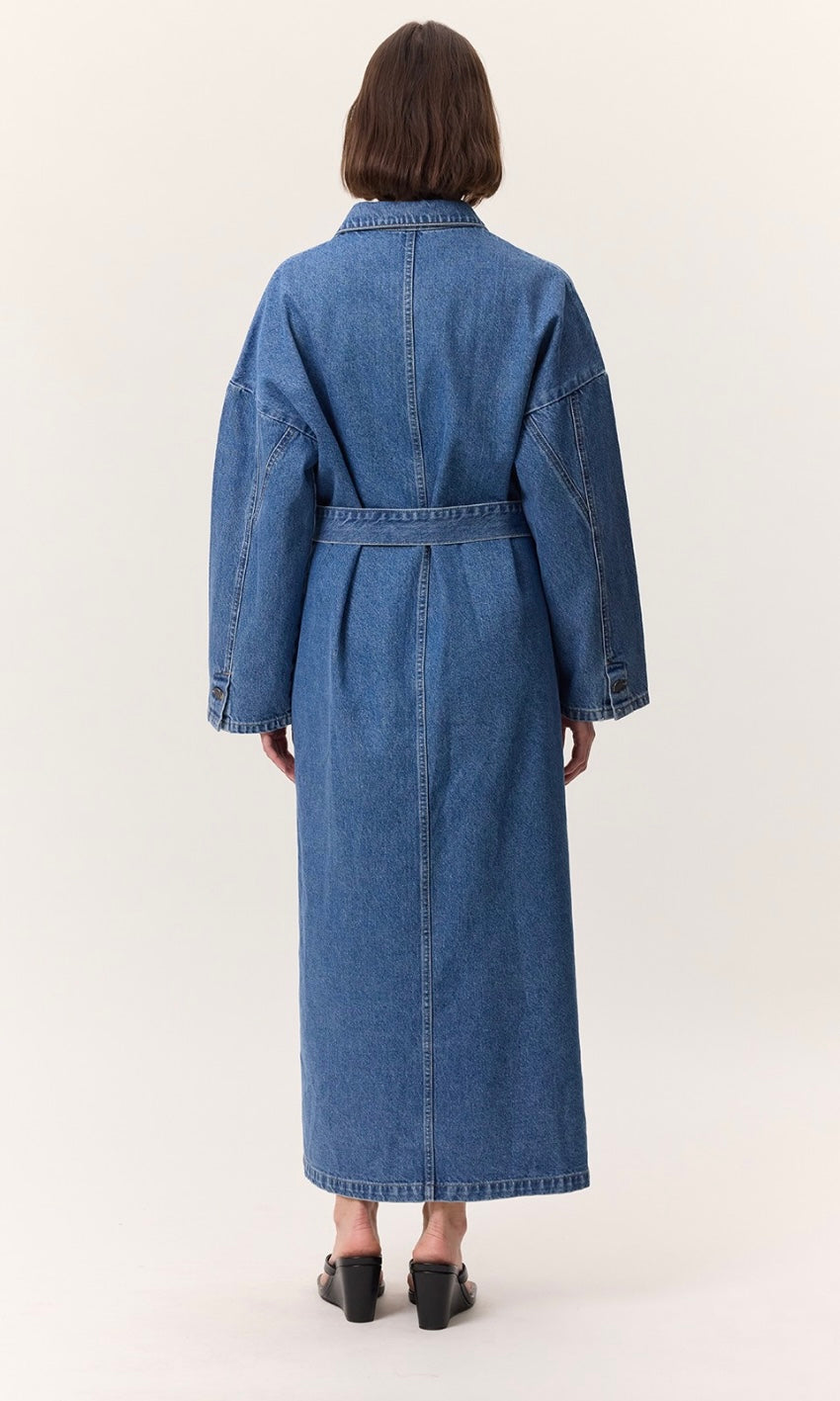 Manuka Denim Kleid mit Knöpfen 0001