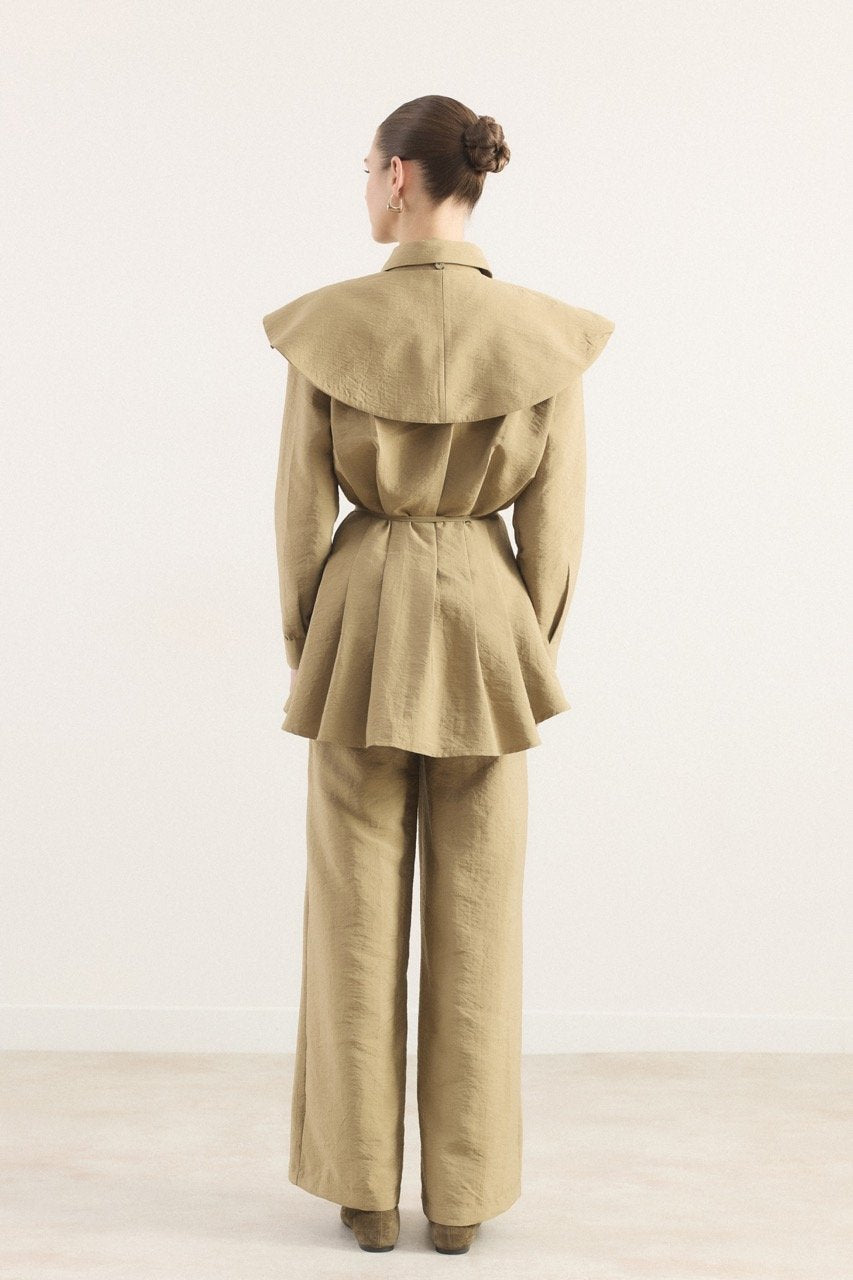 Ahel Ekose 2-teiler mit Hose Khaki 8169