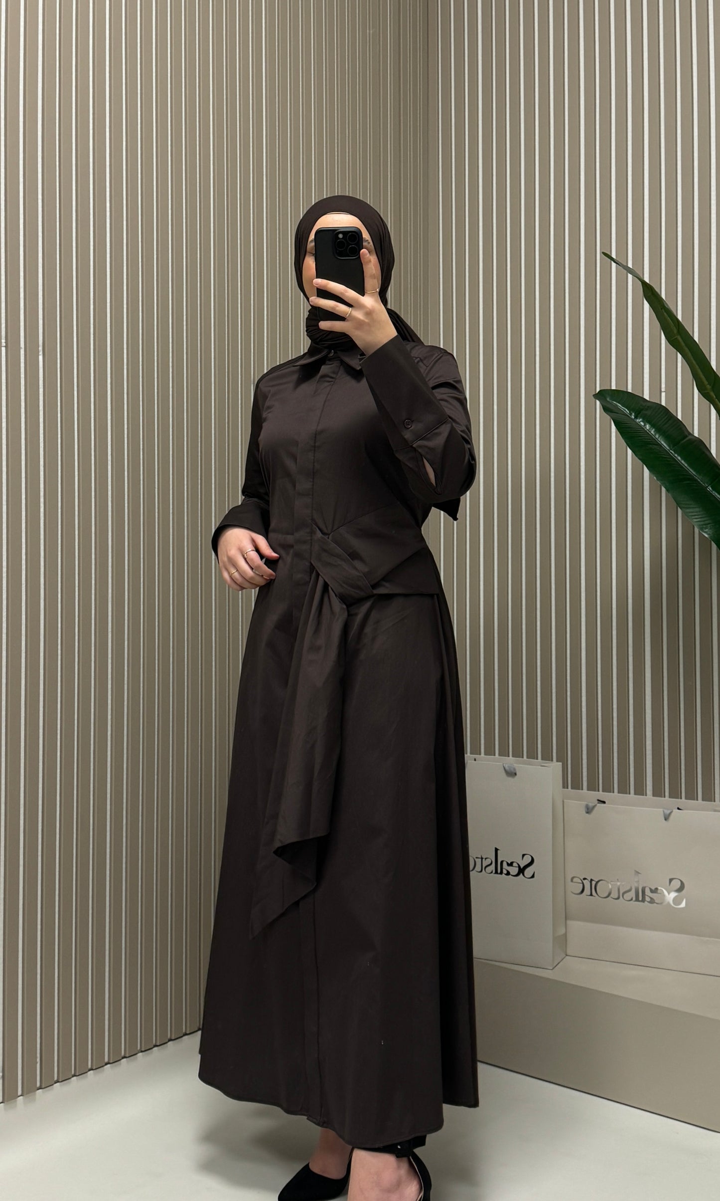 MOILA Coroline Kleid Braun