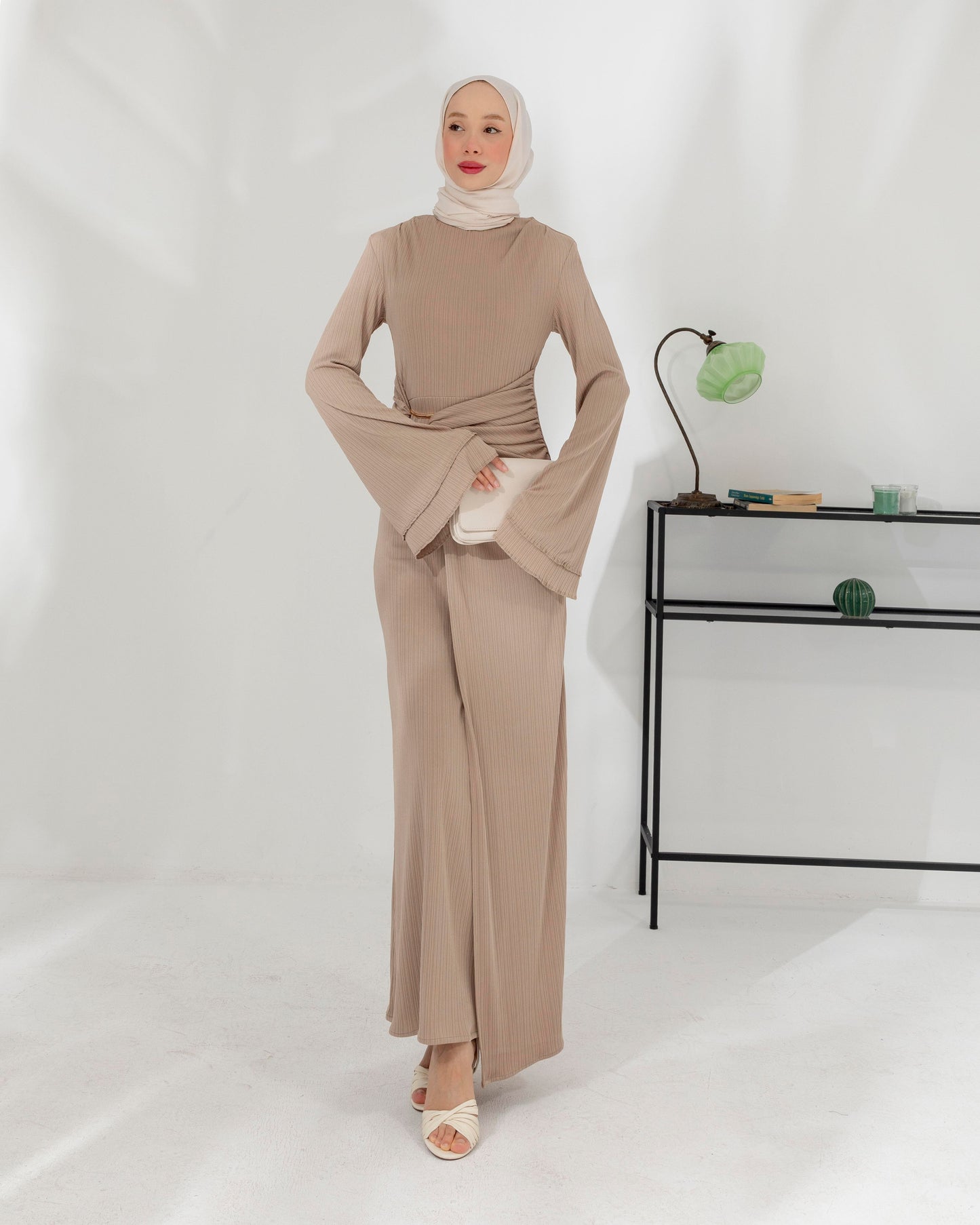MeriStore Kleid 6556 Beige