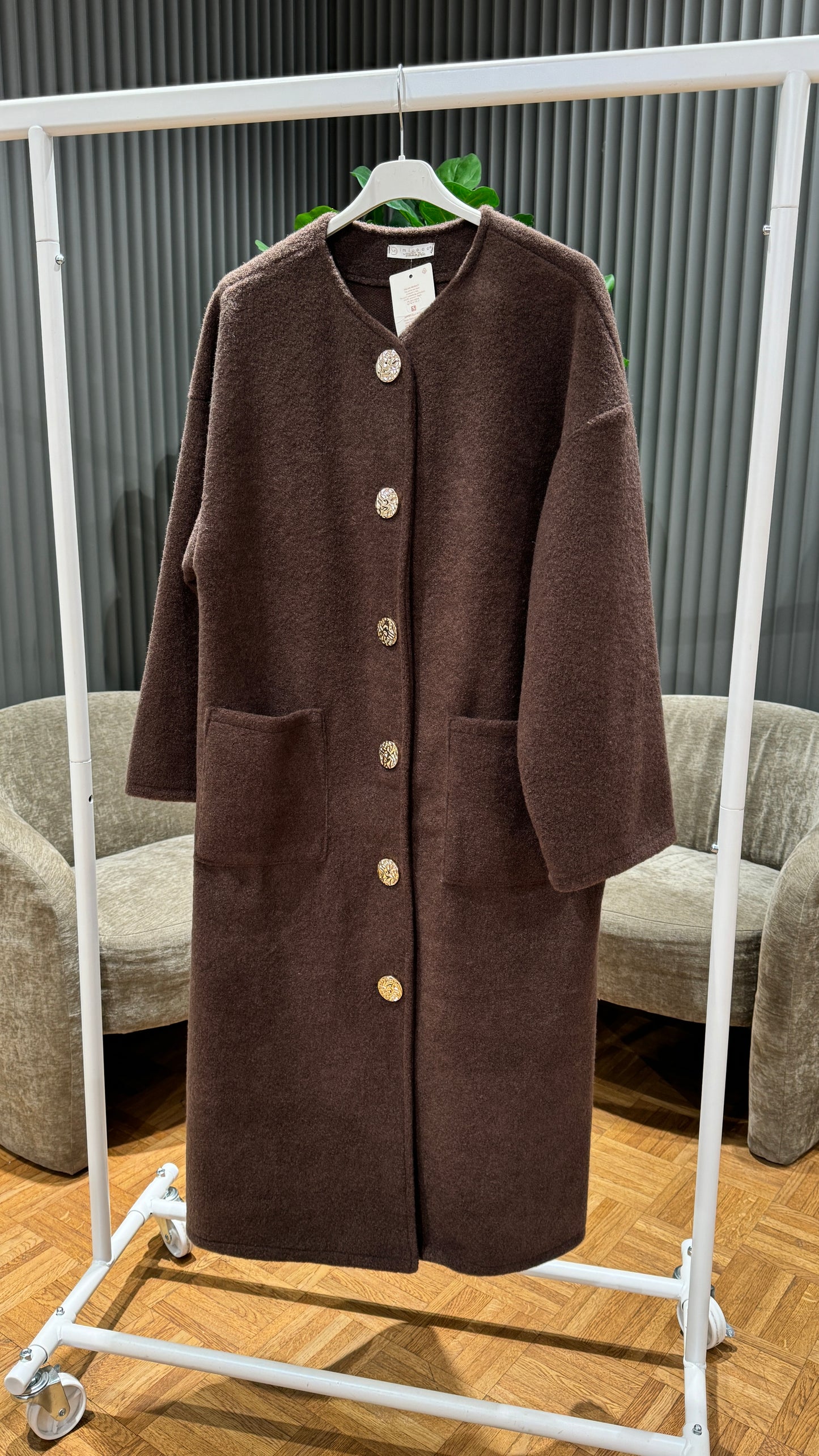 Mantel 2650 Dunkelbraun