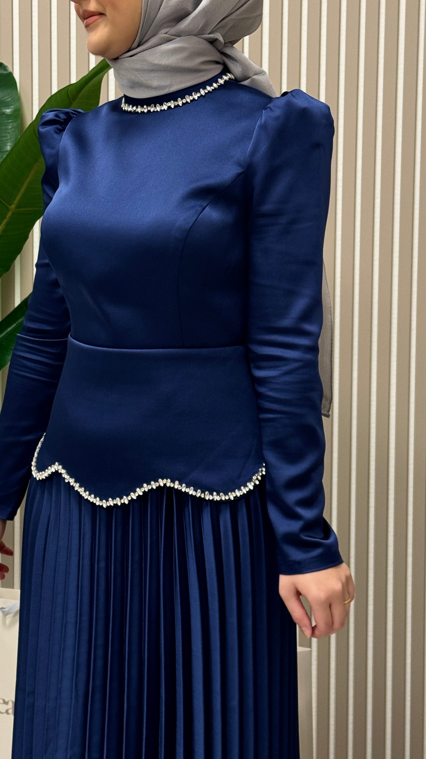 Abendkleid 5462 Nachtblau