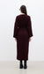 Manuka Maxi Strickkleid Bordeaux
