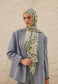 FreshScarfs Rami Hijab Margarit Desen Koyu Yesil