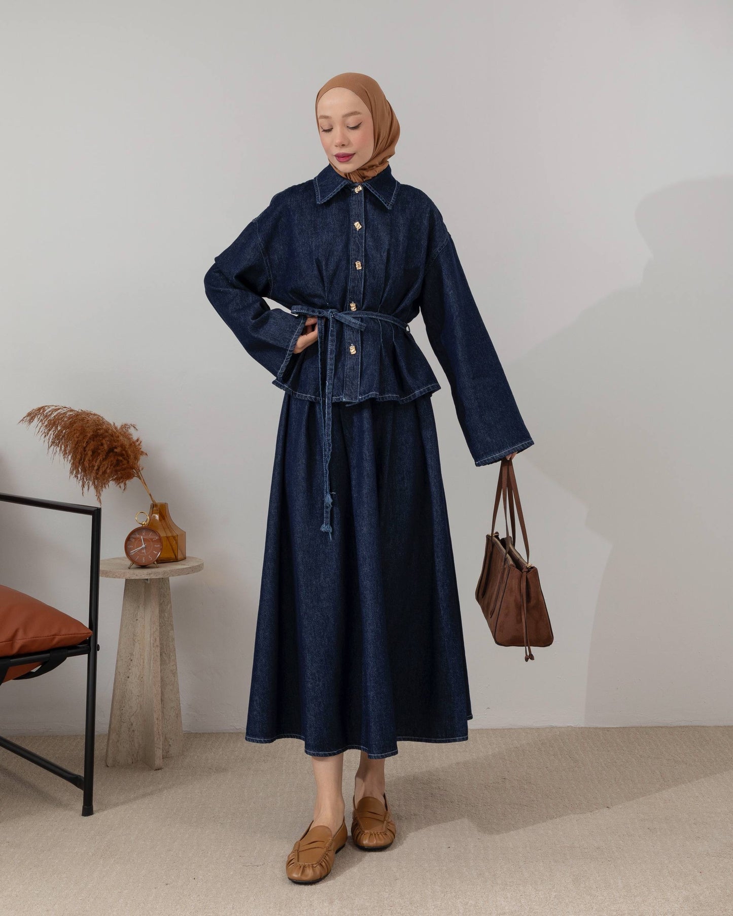 MeriStore Denim Set mit Rock 6567