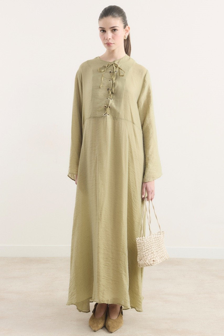 AHEL Lucy Kleid Khaki 6997