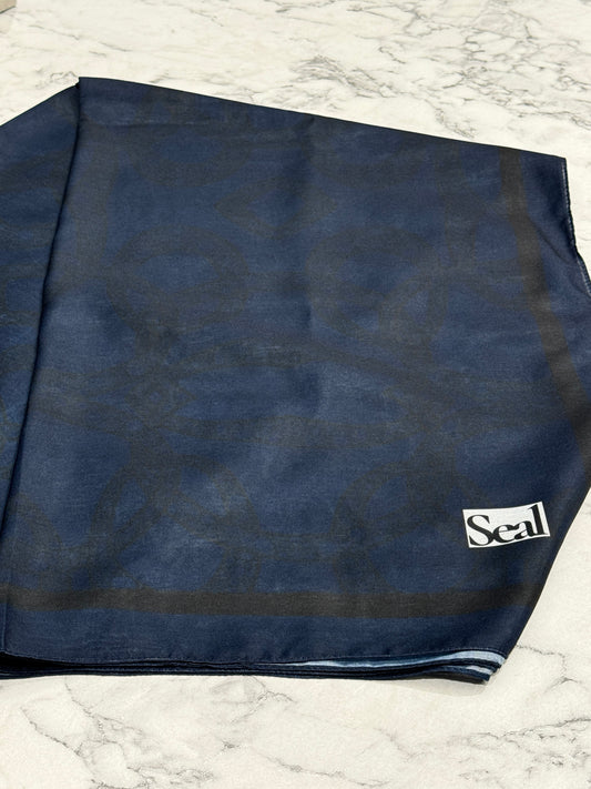ZINCIR Soft Vual Schal Marineblau