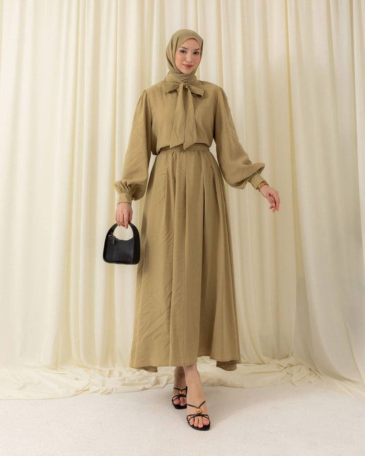 MeriStore Set mit Rock 2-teiler 6674 Khaki