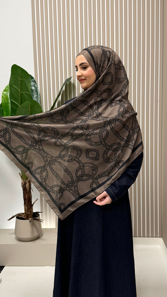 ZINCIR Soft Vual Schal Taupe