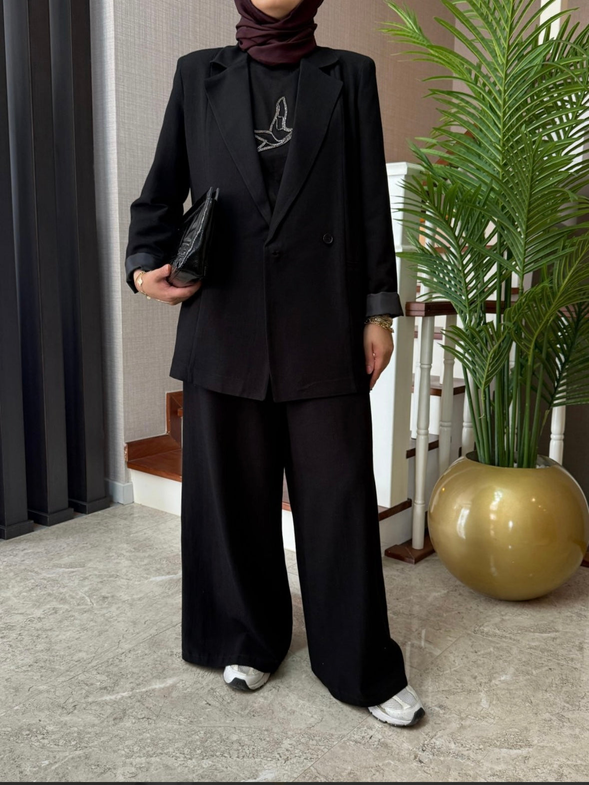 Monela Blazer 2-teiler Leinen