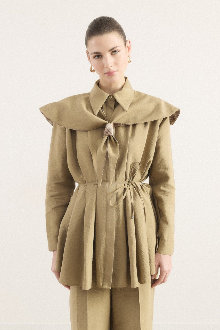 Ahel Ekose 2-teiler mit Hose Khaki 8169