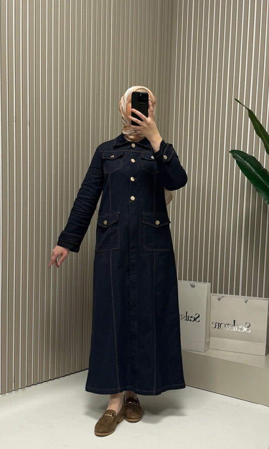 SEAL Jeanskleid mit Gürtel Denim