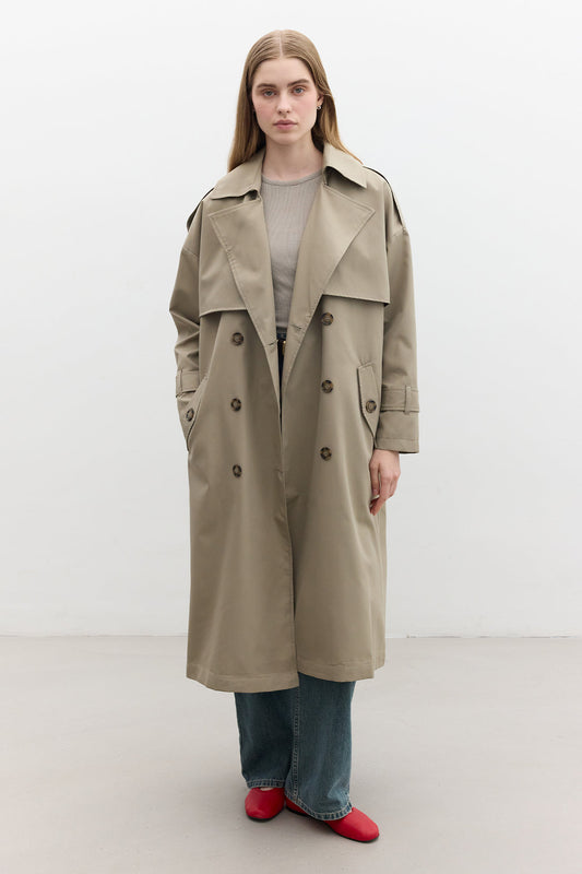 Manuka Trenchcoat Sand