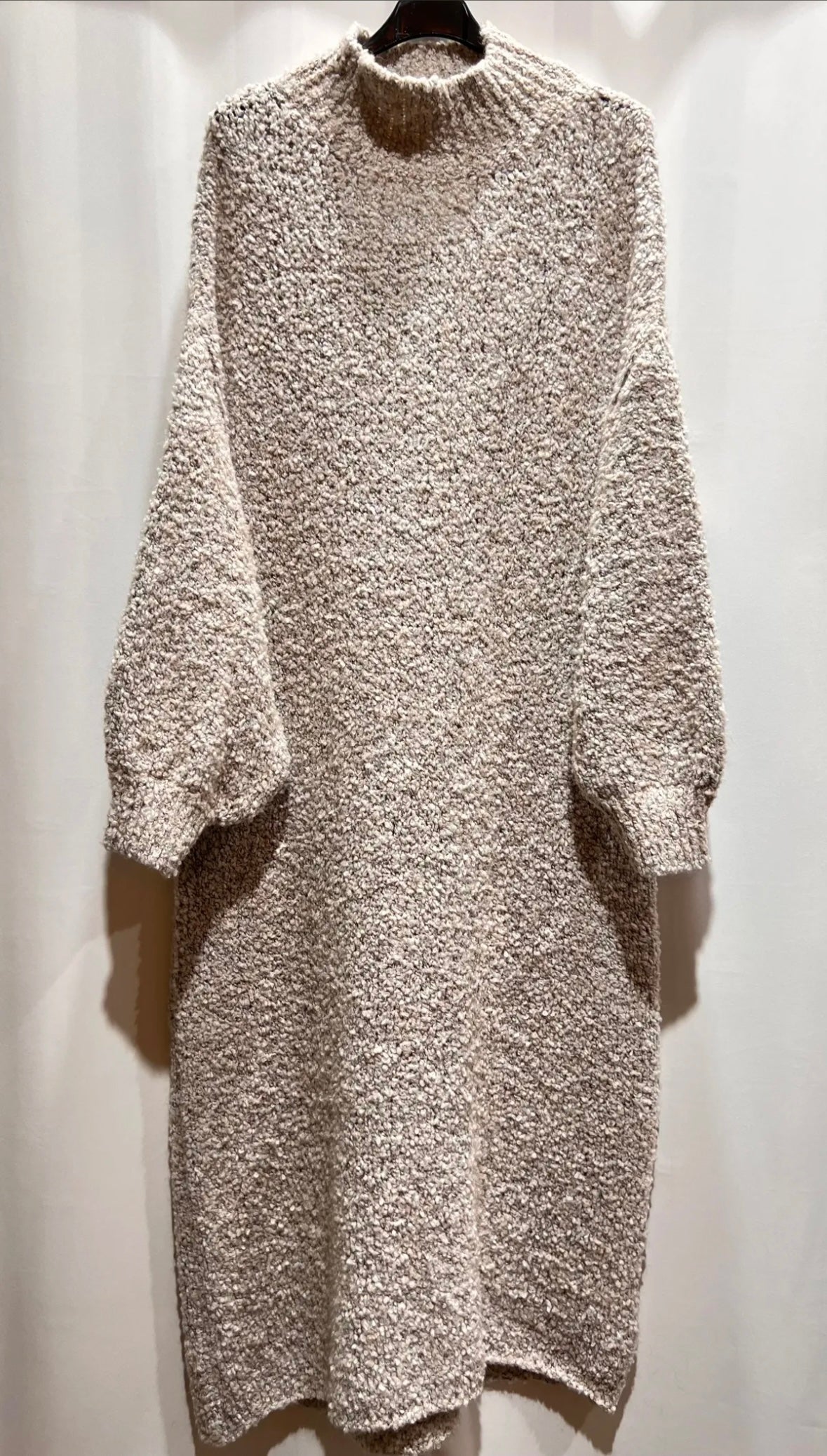 Oversize Teddy Kleid