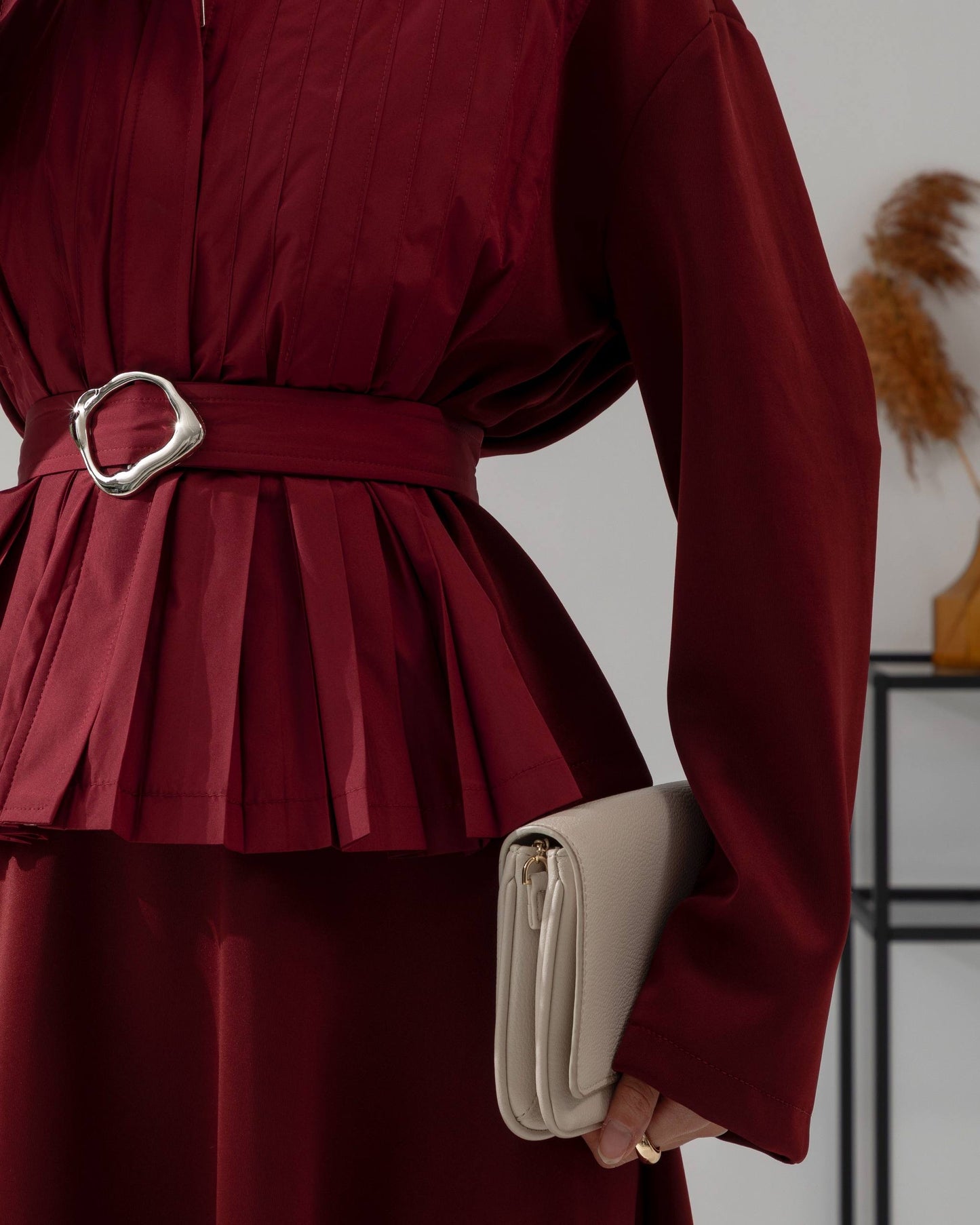 MeriStore 2-teiler mit Rock 6546 Bordeaux