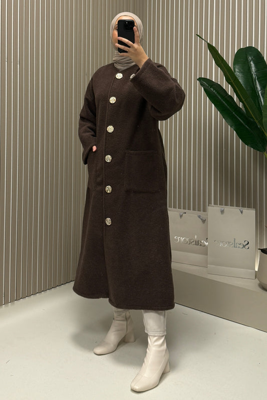 Mantel 2650 Dunkelbraun