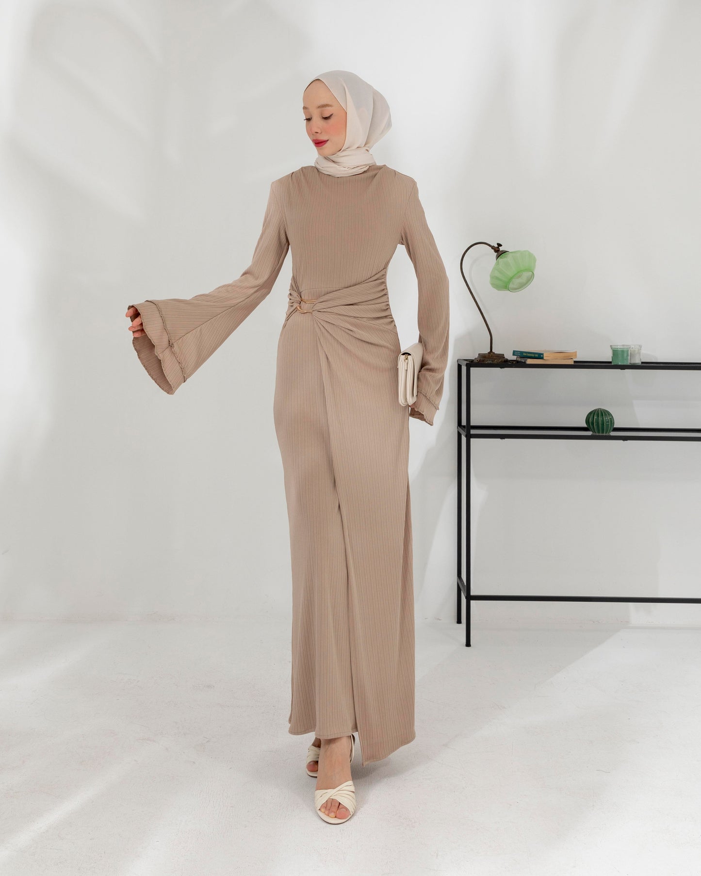 MeriStore Kleid 6556 Beige
