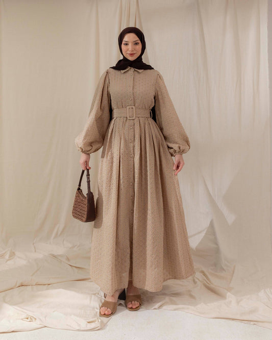 MeriStore Kleid 6629 Beige