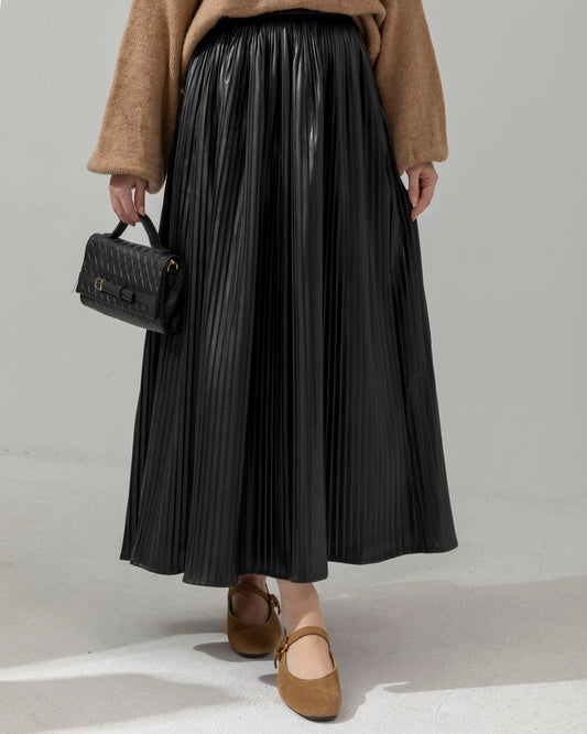 MeriStore Rock aus Kunstleder Schwarz