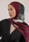 FreshScarfs Rami Hijab color waves bordo
