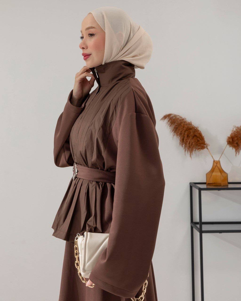 MeriStore 2-teiler mit Rock 6546 Braun