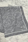 FLOWER Soft Vual Schal Grau